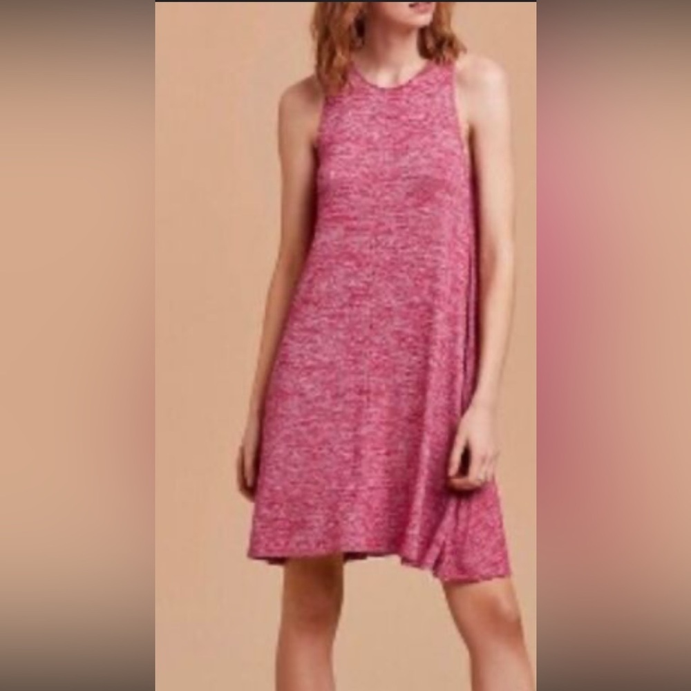 Wilfred free, Aritzia hot Pink Sleeveless Heather flowing boho Rosa dress S